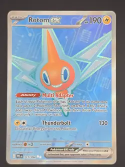 Rotom ex 111/094 Ultra Rare Phantasmal Flames Pokemon Holo Near Mint - Image 1
