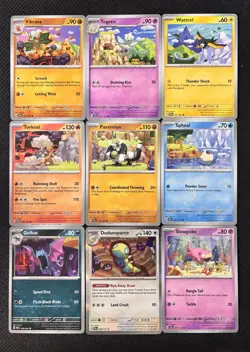 Pokemon - Cards That Make A Picture - Set Of 9 Cards (SSP,TWM,SCR,TEF,SFA) - Image 1