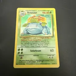 Vintage Venusaur 15/102 Holo Rare | Base Set Unlimited | Pokemon TCG HP - Image 1