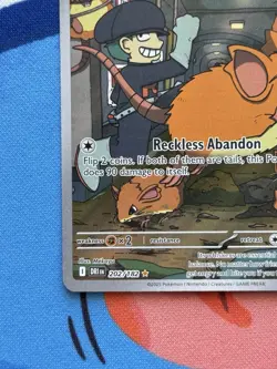 Team Rocket's Raticate 202/182 - NM condition - Pokemon Destined Rivals Holo - Image 5