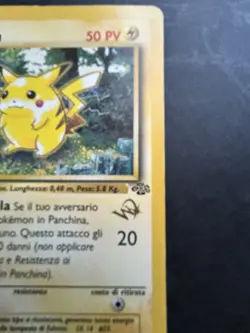 1999 Pokemon Pikachu Gold W 60/64 Rare - Image 3