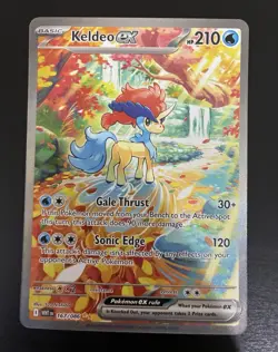 Pokemon TCG Keldeo ex 167/086 SV: White Flare SIR Full Art Holo - Image 1