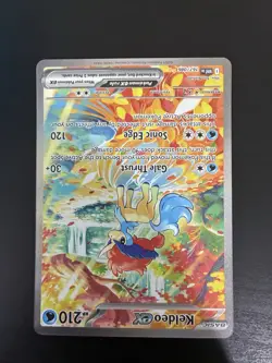 Pokemon TCG Keldeo ex 167/086 SV: White Flare SIR Full Art Holo - Image 2