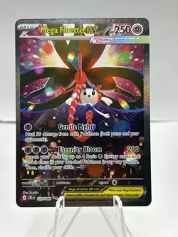 Pokemon Mega Floette EX Secret Rare Holo 117/086 Chaos Rising English - Image 1