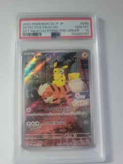 Pokemon PSA10 Detective Pikachu Promo 2023 Japanese Edition 098/Sv-p - Image 1