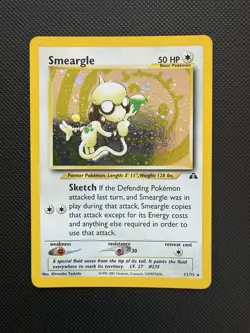 Pokemon Smeargle 11/75 Neo Discovery Holo Rare Unlimited LP SC1 - Image 1