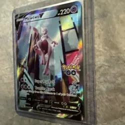 Pokemon TCG Mewtwo V 072/078 Alternate Full Art Pokemon Go Raw Ultra Rare - Image 3
