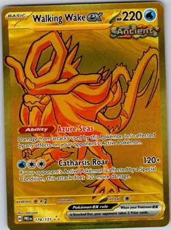 Walking Wake ex 178/131 Hyper Rare Prismatic Evolutions Pokemon Holo Near Mint - Image 1