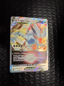 Lugia Vstar 139/195 2023 Pokemon World Championships Variant Silver Tempest NM F - Image 1