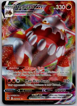 Heatran VMAX 026/189 Holo VMAX Rare Astral Radiance Pokemon Near Mint - Image 1