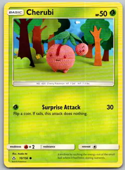 Cherubi 10/156 Common Ultra Prism Pokemon Near Mint - Image 1