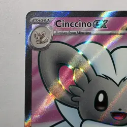 Pokemon TCG- Cinccino ex - 105/086 - ME04: Chaos Rising (CRI) Ultra Rare NM - Image 3