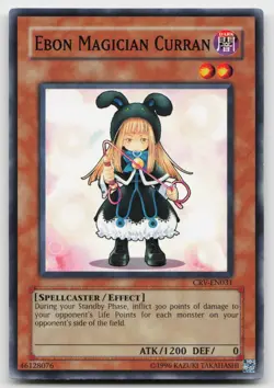 Ebon Magician Curran CRV-EN031 Cybernetic Revolution Yu-Gi-Oh NM - Image 1