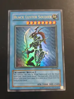 Yugioh Black Luster Soldier SYE-024 - Unlimited Ultra Rare VLP - Image 1