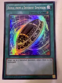 Yugioh - Burial from a Different Dimension - Super - 1st - THSF-EN051 - NM - Image 1