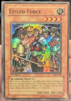 Exiled Force LOD-023 1st Edition NM [Yu-Gi-Oh! Legacy of Darkness, Super Rare] - Image 3