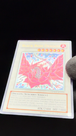 Vintage Yu-Gi-Oh! Black Rose Dragon Ultimate Rare CSOC-EN039 Unlimited 2008 - Image 2