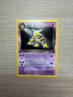 Pokemon Card Dark Alakazam 18/82 Team Rocket Set 1st Edition Non Holo Rare - Image 1