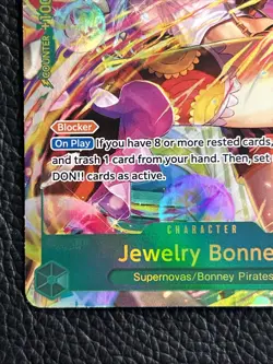 One Piece Jewelry Bonney OP12-118 SEC Rare Alt Art Full Art - Image 5