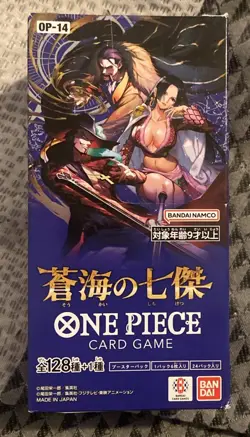 One Piece Japanese OP14 The Azure Sea's Seven Booster - Image 1