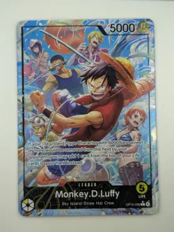 Near Mint 2026 One Piece Adventure On Kami's Island Monkey D Luffy OP-098 Leader - Image 1