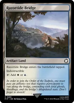 Razortide Bridge - Near Mint MTG Universes Beyond: Fallout - Image 1