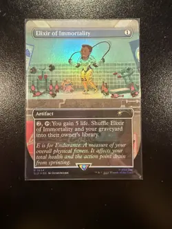 MTG Elixir of Immortality RAINBOW FOIL Fallout Secret Lair 1634 NM - Image 1