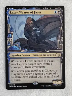 MTG Lazav, Wearer of Faces (Showcase) #318 Murders at Karlov Manor Card Rare NM - Image 2
