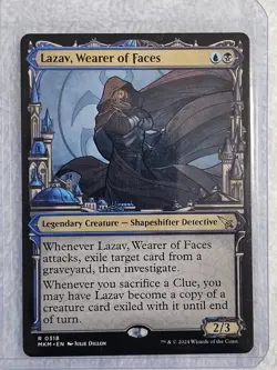 MTG Lazav, Wearer of Faces (Showcase) #318 Murders at Karlov Manor Card Rare NM - Image 4