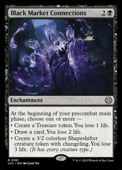 MTG Black Market Connections, Light Play, English Commander: The Lost Caverns of - Image 1