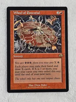 MTG Wheel of Potential (Retro Frame) - Modern Horizons 3 #422 Card Rare NM - Image 2