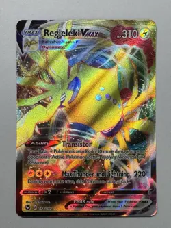 Pokemon TCG - Regieleki VMAX - Silver Tempest 058/195 Ultra Rare Holo Full Art - Image 1