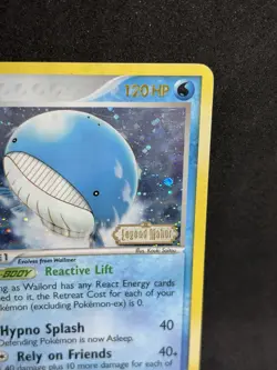 Pokemon TCG Wailord Reverse Holo Rare Stamped EX Legend Maker 14/92 LP/MP - Image 3