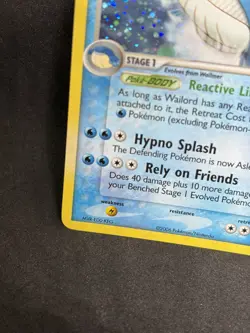 Pokemon TCG Wailord Reverse Holo Rare Stamped EX Legend Maker 14/92 LP/MP - Image 5