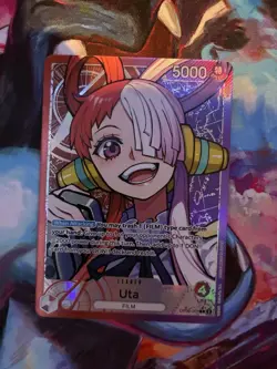One Piece TCG Uta Alt Art Leader OP06-001 One Piece Card English - Image 1