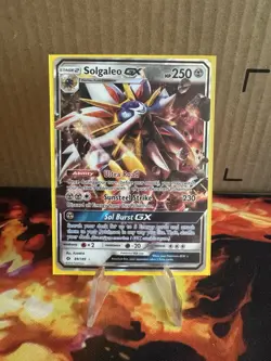 Solgaleo GX 89/149 Sun & Moon Base Set NM Holo Rare Pokemon TCG - Image 1