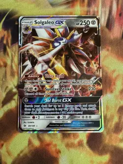 Solgaleo GX 89/149 Sun & Moon Base Set NM Holo Rare Pokemon TCG - Image 2