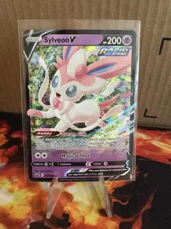 Sylveon V SWSH202 SWSH: Sword & Shield Promo Cards Holo Pokemon TCG NM - Image 1