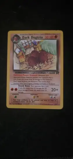 Pokemon Dark Dugtrio 23/82 Non Holo Rare Unlimited Team Rocket LP-NM - Image 2