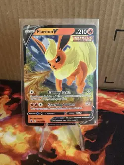 Flareon V SWSH149 SWSH: Sword & Shield Promo Cards Holo NM Rare Pokemon TCG - Image 1