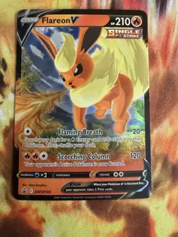 Flareon V SWSH149 SWSH: Sword & Shield Promo Cards Holo NM Rare Pokemon TCG - Image 2
