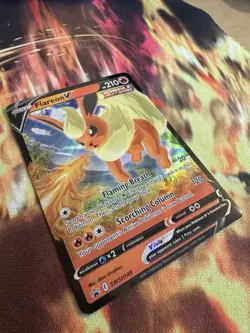 Flareon V SWSH149 SWSH: Sword & Shield Promo Cards Holo NM Rare Pokemon TCG - Image 3