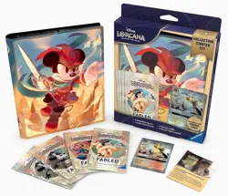 Disney Lorcana Fabled Collection Starter Set - 4 Booster Packs + Promo Card - Image 1