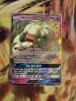 Whimsicott GX 140/214 S&M NM Unbroken Bonds Holo Rare Pokemon TCG - Image 2