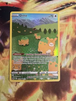 Ditto GG22/GG70 Crown Zenith: Galarian Gallery Holo Rare NM Pokemon TCG - Image 2