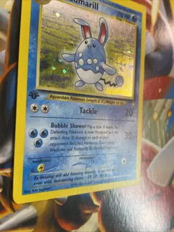 Pokemon Card - Azumarill Neo Genesis 2/111 Holo 1st Edition Holo Rare SWIRL - Image 4