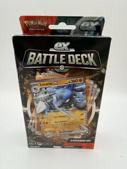 Pokemon Trading Card Game Battle Deck Lucario EX 60 Cards : SEALED 820650852282 - Image 1