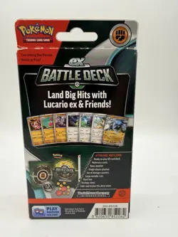 Pokemon Trading Card Game Battle Deck Lucario EX 60 Cards : SEALED 820650852282 - Image 2