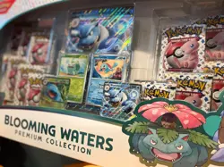 Pokemon 151 Blooming Waters Premium Collection Sealed-Free Shipping+Mystery Tin! - Image 1