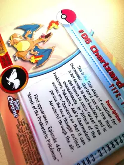 Pokemon Charizard Topps Chrome Sparkle Foil TCG Card HP RARE - Image 3